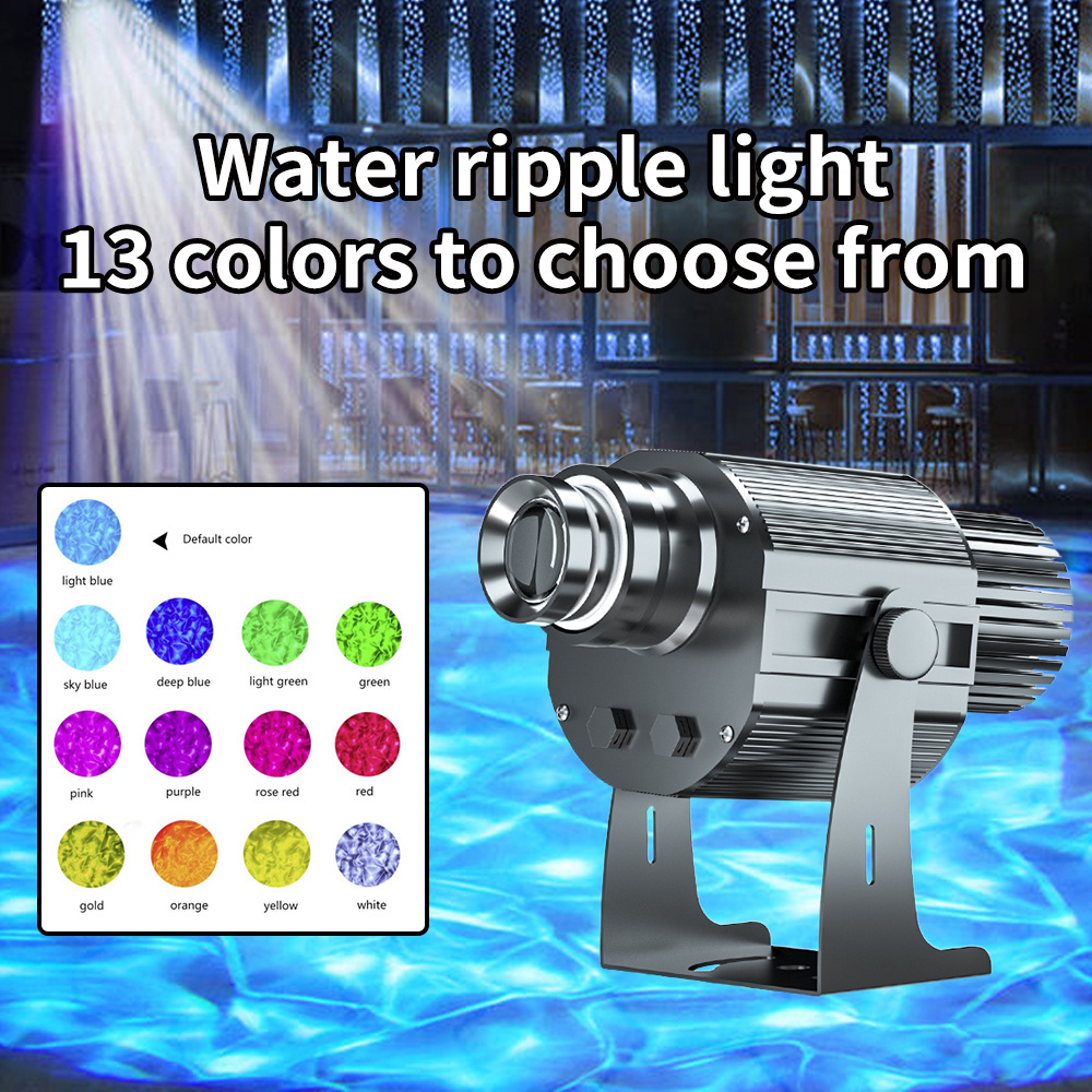 40watt Outdoor Waterproof Gobo Blue Dynamic Water Wave Effect Light Projector