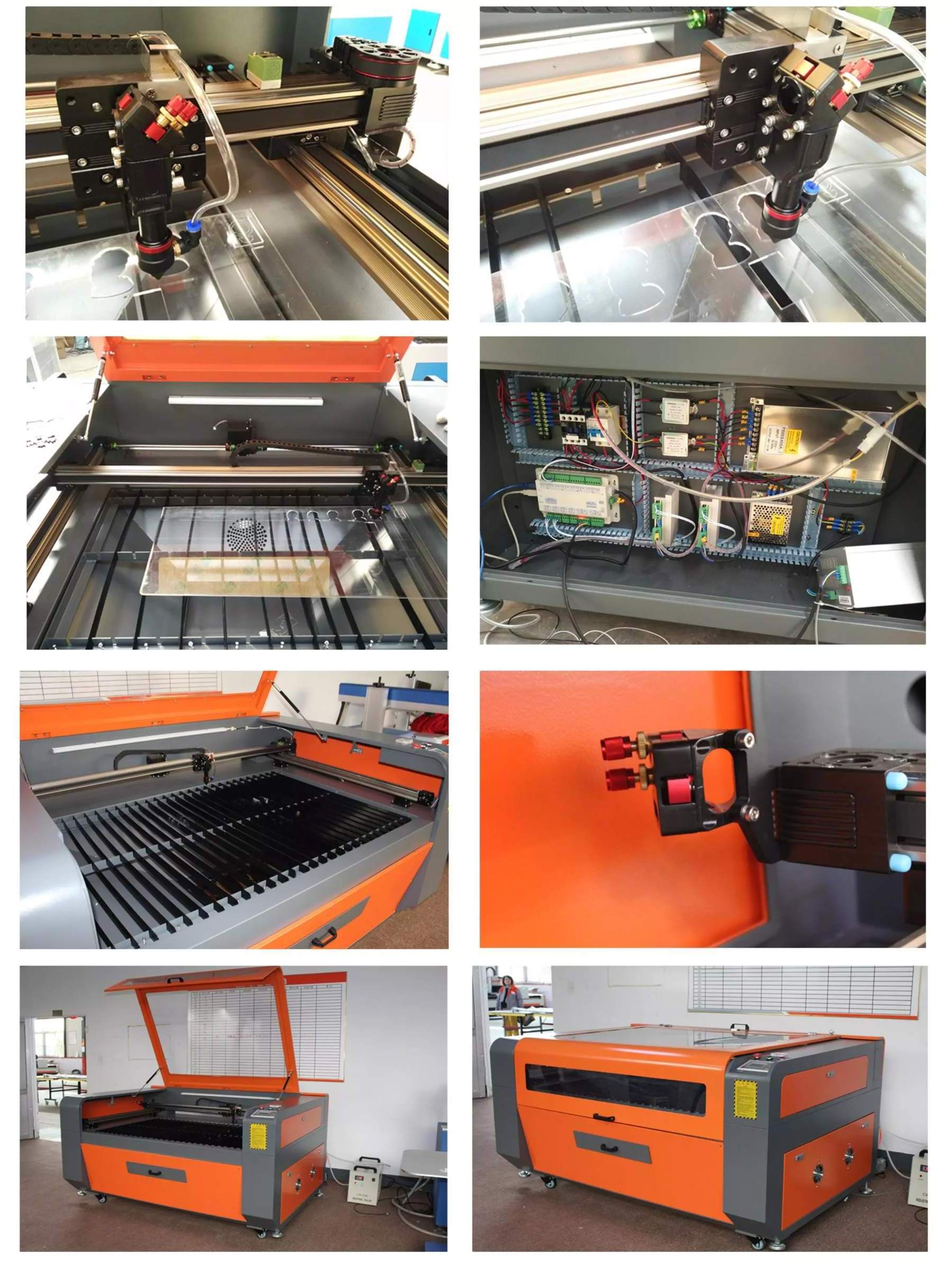 80W 100W 200W 300W CO2 tabletop laser source CNC laser cutting engraving machine for leather wood cloth