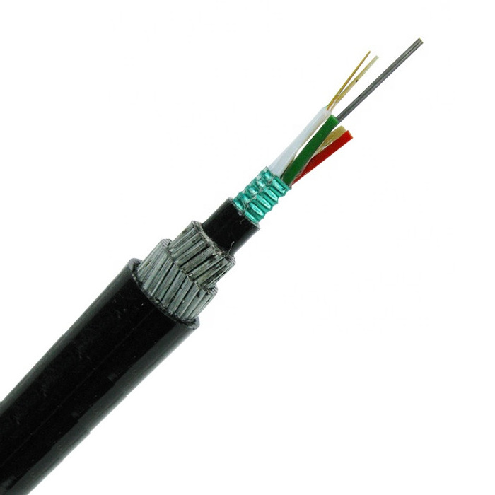 High quality direct buried underwater cable GYTA53+333 double steel wire armoured fiber optic cable