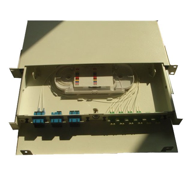 Fiber Optic Patch Panel with Lock