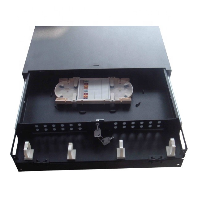 Fiber Optic Patch Panel with Lock