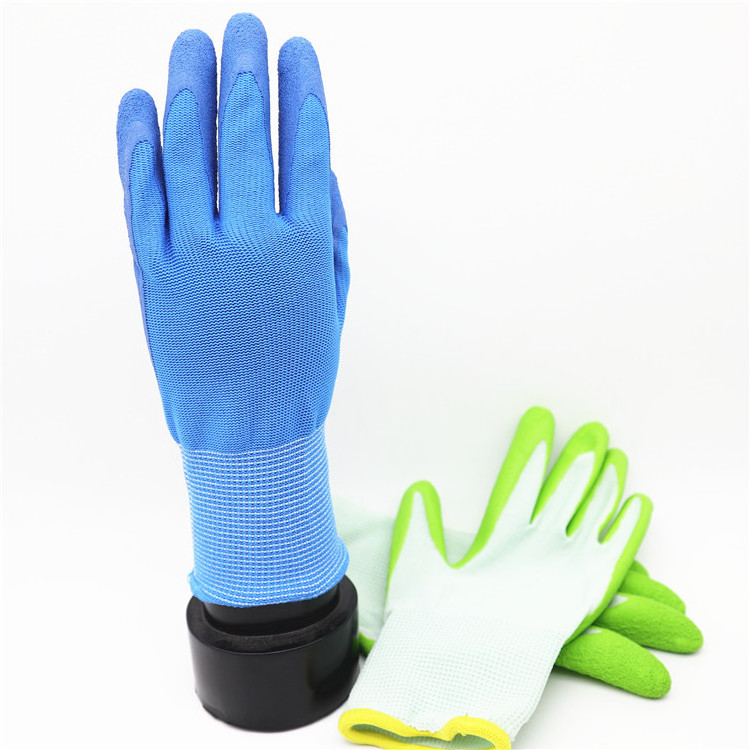 Kids gloves child chore dipping latex rubber gloves gardening landscape protective gloves