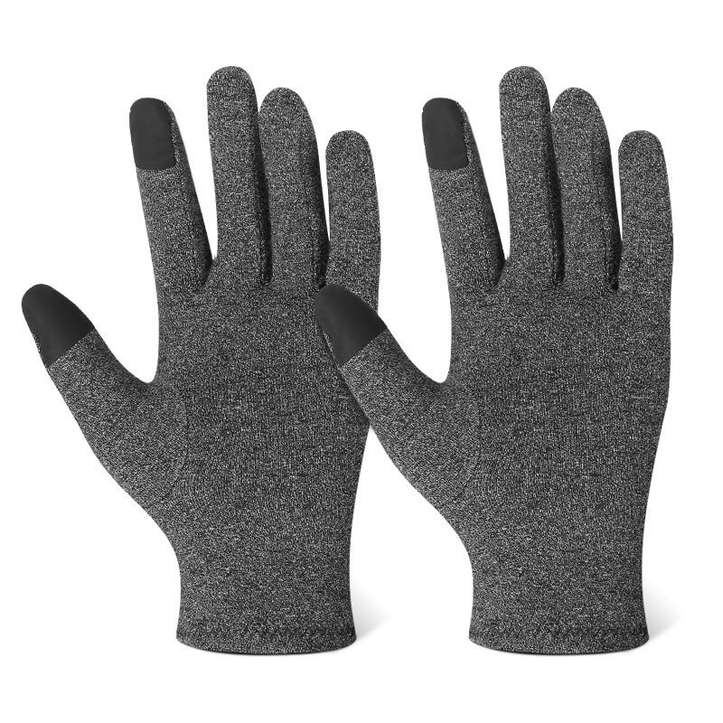 Pressure touch screen mobile phone gloves arthritis hand support gloves