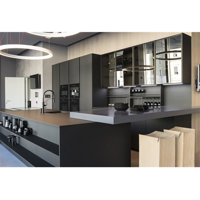 Opma Popular Furniture Modular Kitchen Cabinet Black Shaker Style Modular Kitchen Cabinet Kitchen Cabinets Alacena