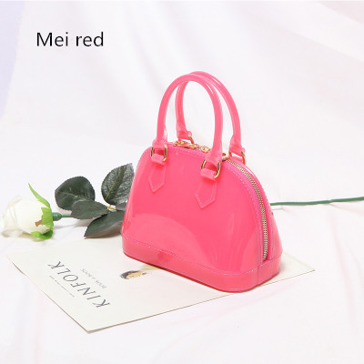 Hot sale 2021 new Summer girls Jelly shell bag fashion jell candy handbag Wholesale