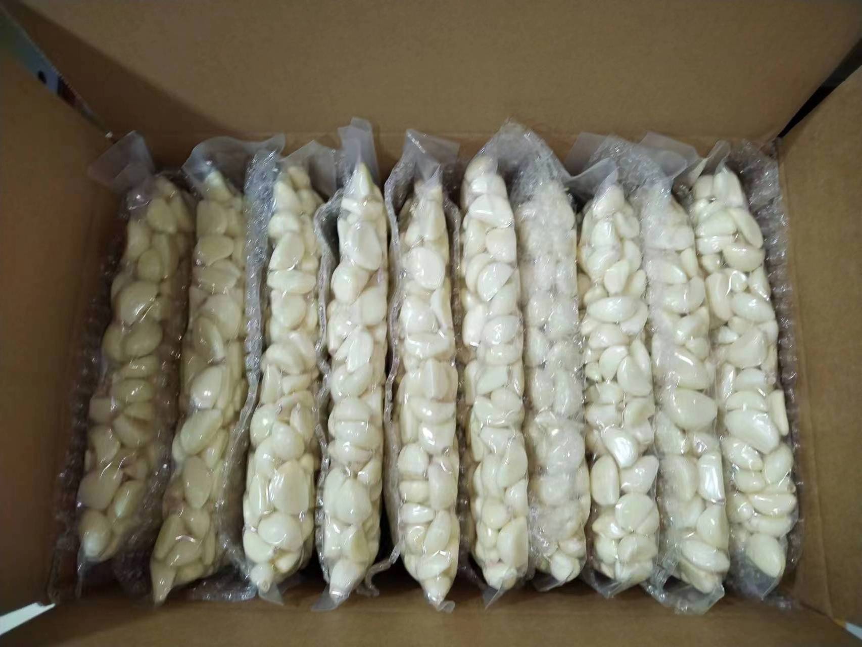 Fresh optimum  peeled garlic marekting price fresh peeled garlic wholesale price