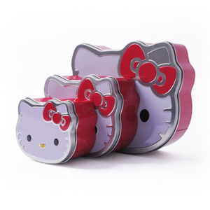 custom candy tin box hello kitty candy tin can Christmas cookie tin box