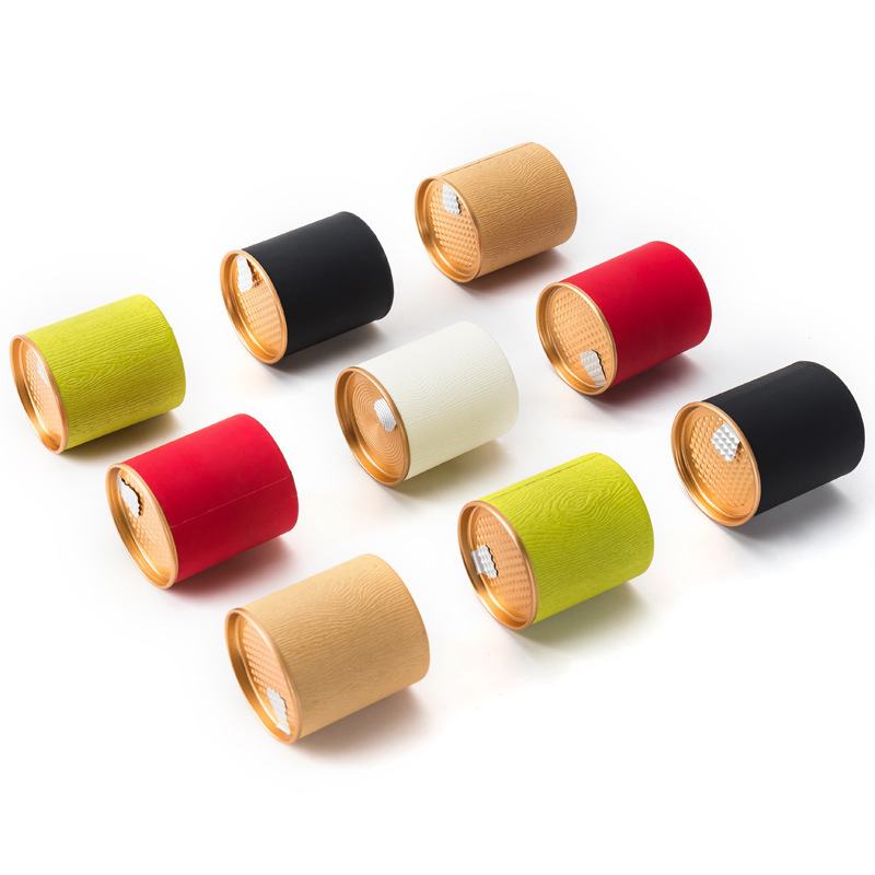 mini cardboard box packaging kraft paper tube mini paper canister