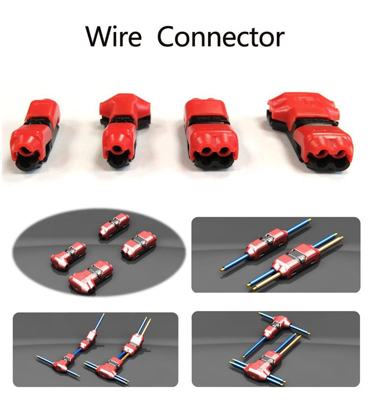 I Type T Type 1 pin 2 Pin Non Peeled Wire Joint Electrical Butt Splice