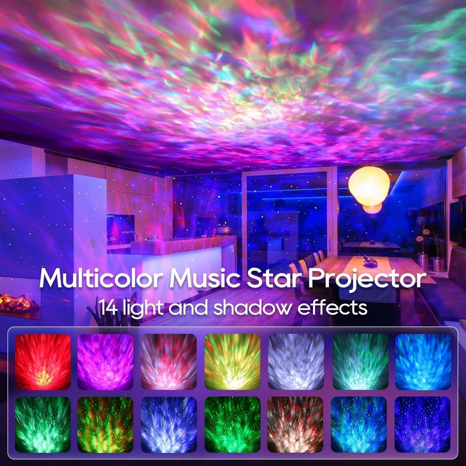 Baby Kids Room Laser Space Starry Sky Star Nebula Projector Night Light with Remote Control LED Laser Ceiling Projector Lights