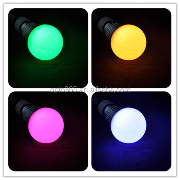 3W 5W 7W 9W E26 E27 B22 RGB+W A50 A60 A70 Remote Control Multi Color LED Bulb Smart Bulb Colour Changing Light Bulb