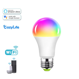 E26 A19 Google Assistant Dimmable 9W WiFi Phone Remote Multi Color Changing LED Alexa Smart Control Home Lights E27 Light Bulb