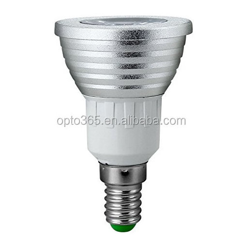 Multi-Color E27 3W RGB LED Light Bulb 16 Color Change Lamp Spotlight 110V 220V with IR Remote