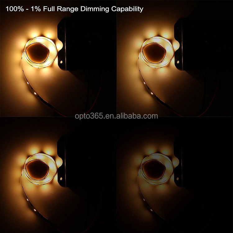 DC 12V 24V 30A 360W Adjustable Brightness Lamp Bulb Strip Driver Single Color Light Controller LED Light Rotary Dimmer