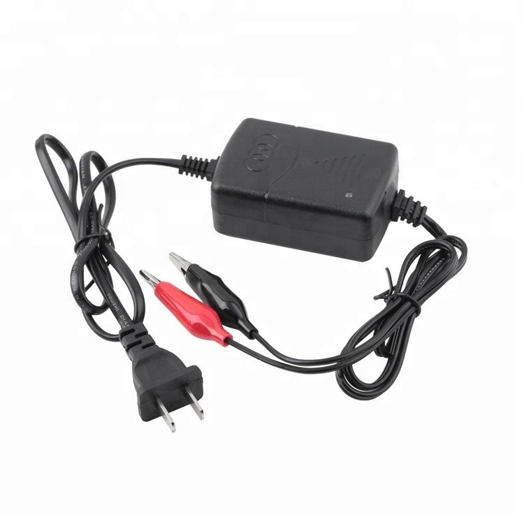 12Volt 1Amp 14.8V 1250mA SLA Battery Charger Automatic Float Charger Smart Charger with Alligator Clips