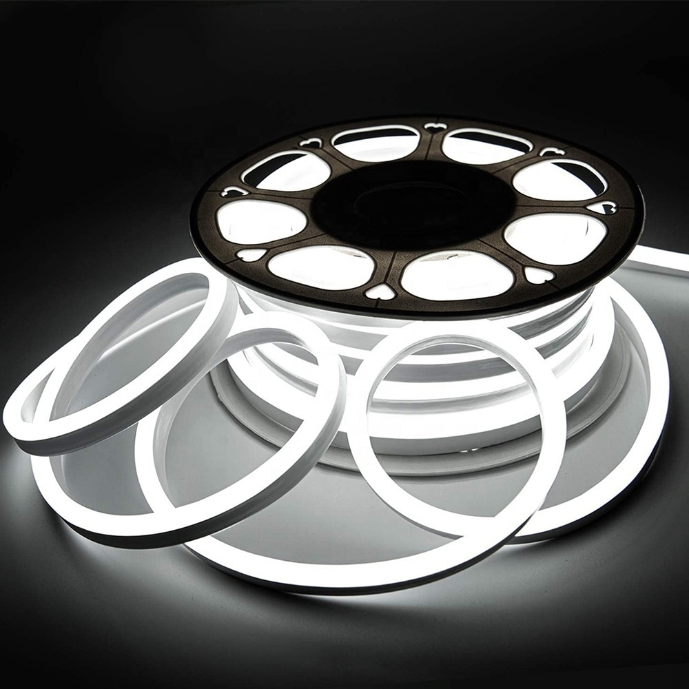 5V 12V 24V 110V 220V RGB Tiras De Neones Flexible Luces LED Neon Rubber Silicone Cuttable Flex D Type LED Strip Light