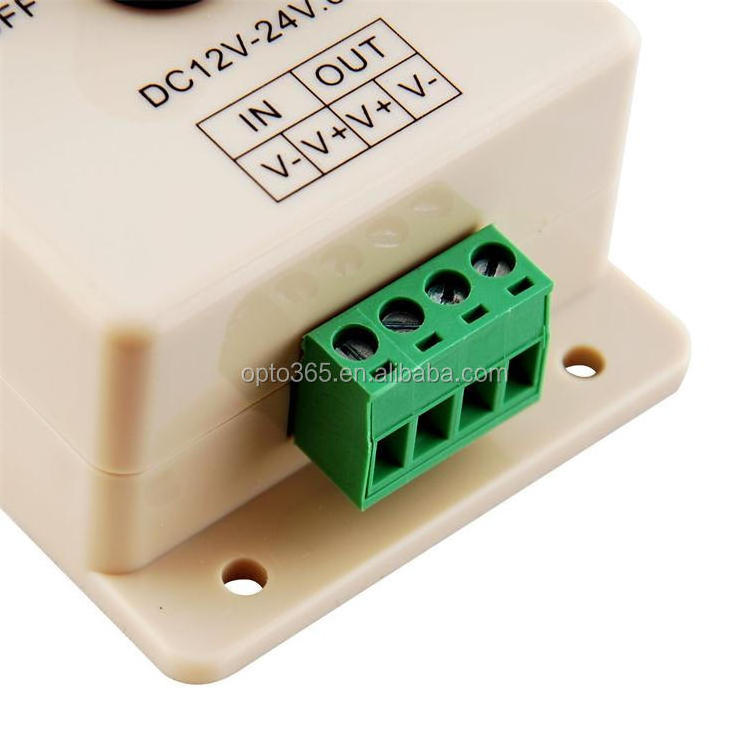 LED Knob Dimmer One Channel PWM 12V 24V 8A Manual Switch LED manual dimmer for led strip light lamp