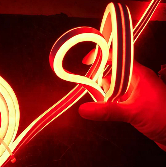 220V Flexible Neon Rope IP67 Waterproof White Warm White 8 Color LED Neon Rubber Silicone Cuttable Neon Strip Light