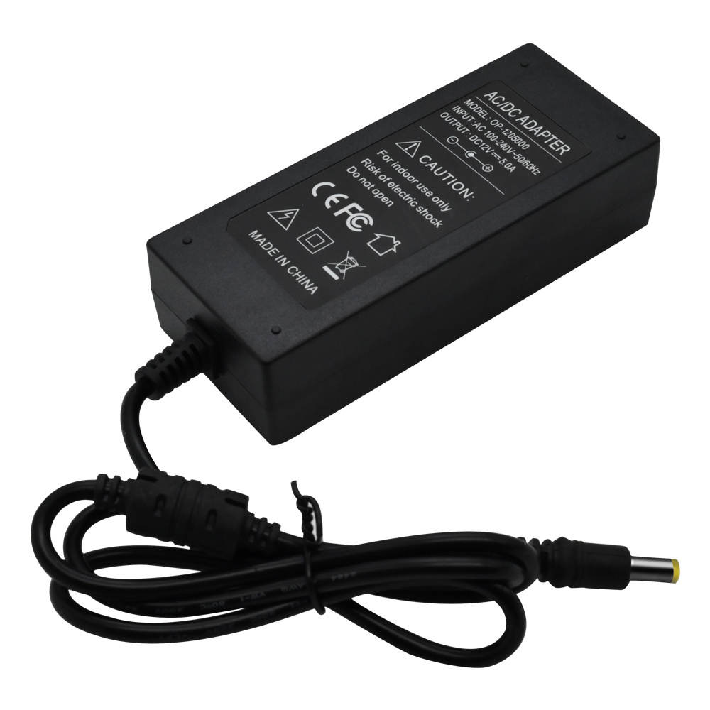 12V 2A 3A 4A 5A LED CCTV Desktop Switching Power Supply Enclosed PSU Power Adaptor Charger 12 Volt 5 AMP 60W SMPS AC/DC Adapter