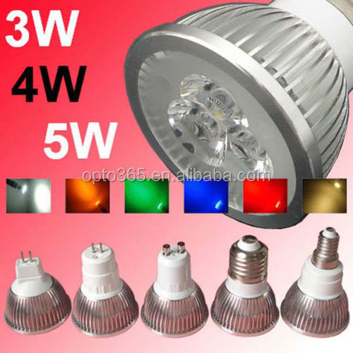 3W 12V 110V 220V LED Landscape White Warm Red Green Blue Yellow Controllable Color Changing E14 E26 E27 GU10 MR16 RGB Spotlight