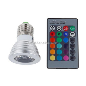 3W 12V 110V 220V LED Landscape White Warm Red Green Blue Yellow Controllable Color Changing E14 E26 E27 GU10 MR16 RGB Spotlight