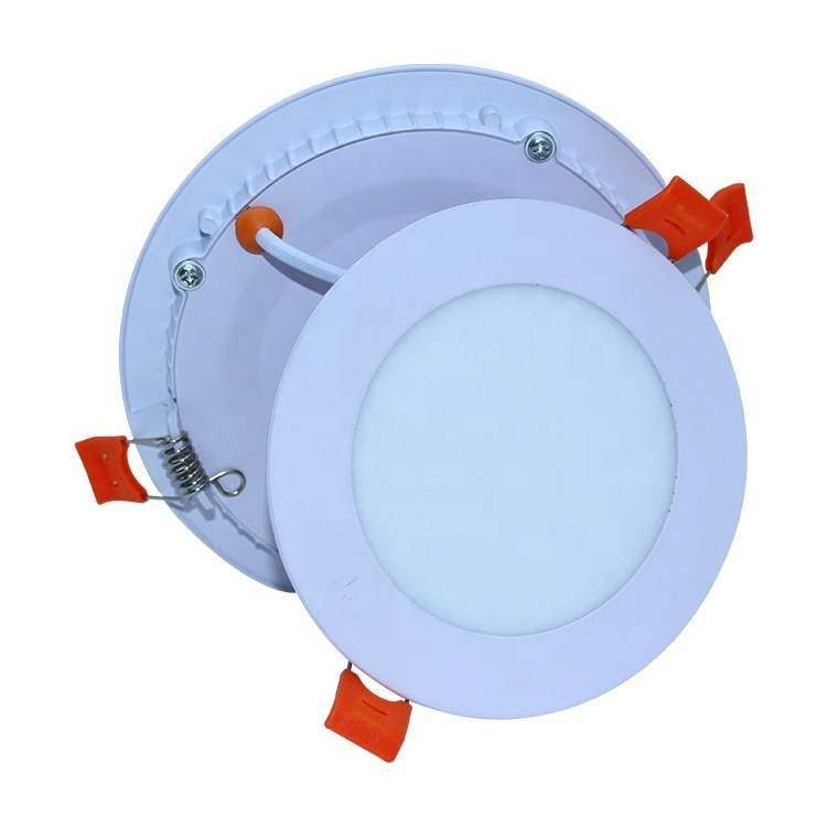 Good Price Waterproof Ip44 3w 6w 9w 12w 18w 24w Flat Led Panel Lamp Recessed Round Ultra Thin Slim Led Ceiling Panel Light