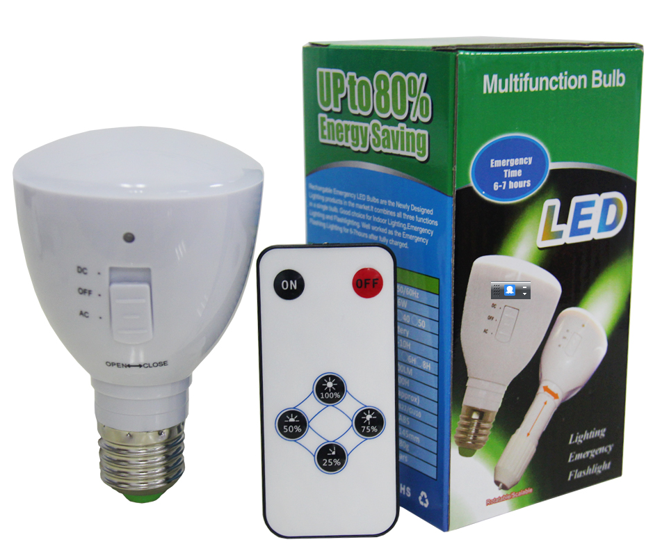 Wholesale LED Magic Bulb 3000K 6500K with Remote Controller E26 E27 Emergency Lamp Battery Operated Light Bulb