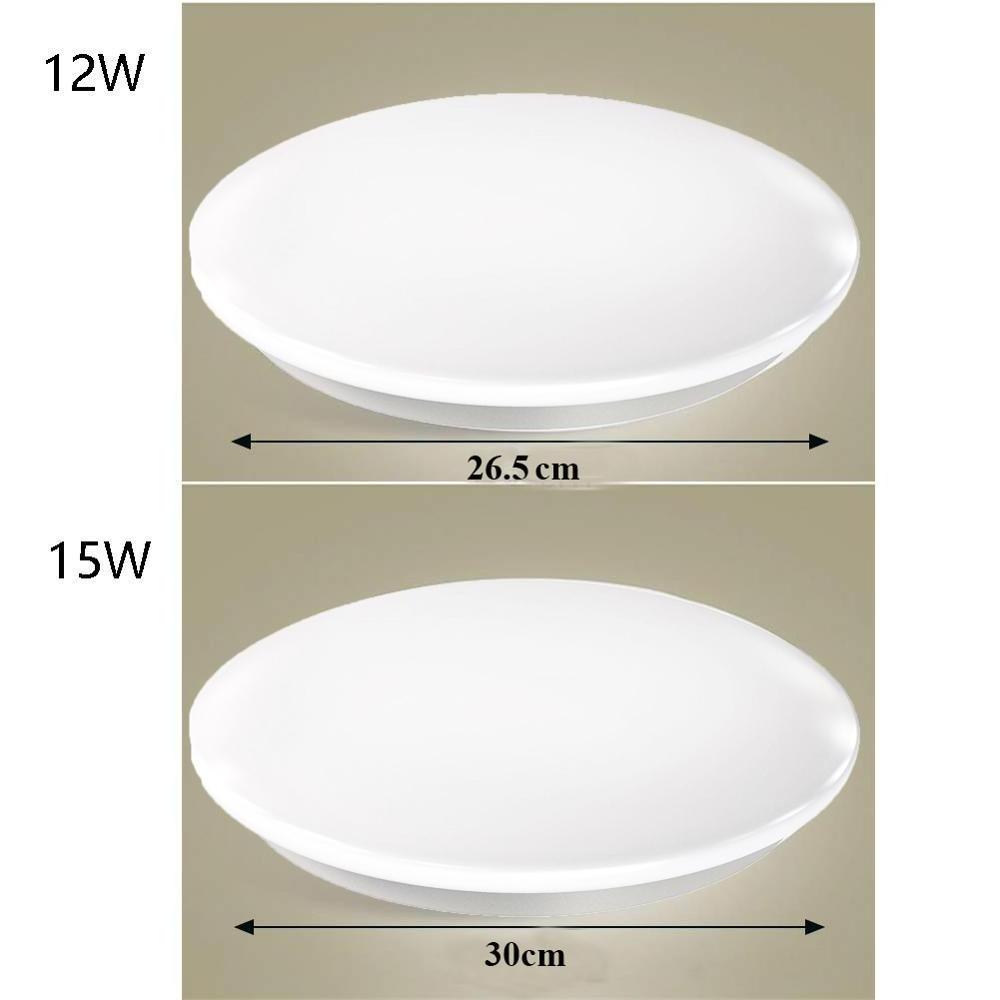 LED Motion Sensor Light 12W Radar Motion Sensor LED Ceiling Lamp Flush Mount for Hallway Motion Sensor LED Ceiling Light