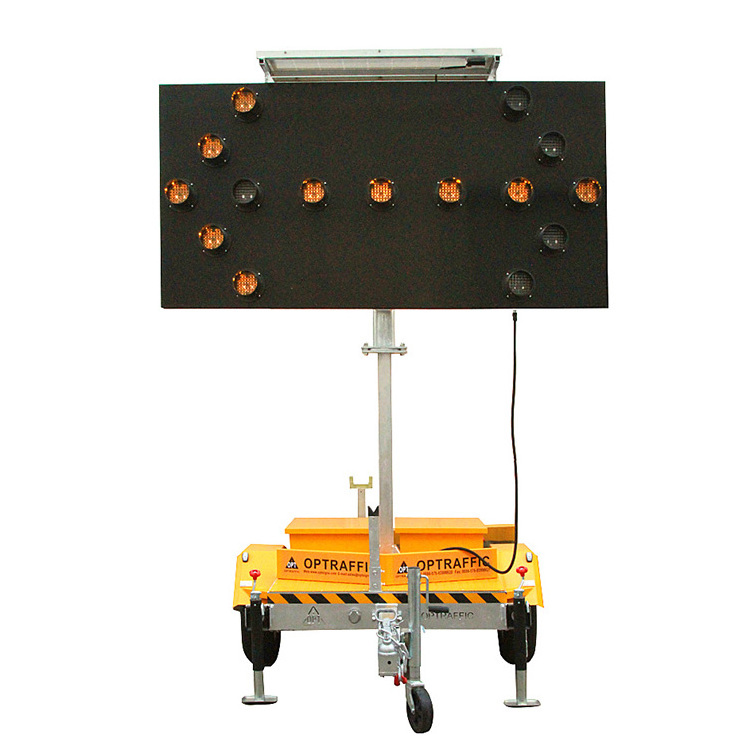 Traffic Control Equipment Led Arrow Warning Light  Truck Mounted Arrow Board