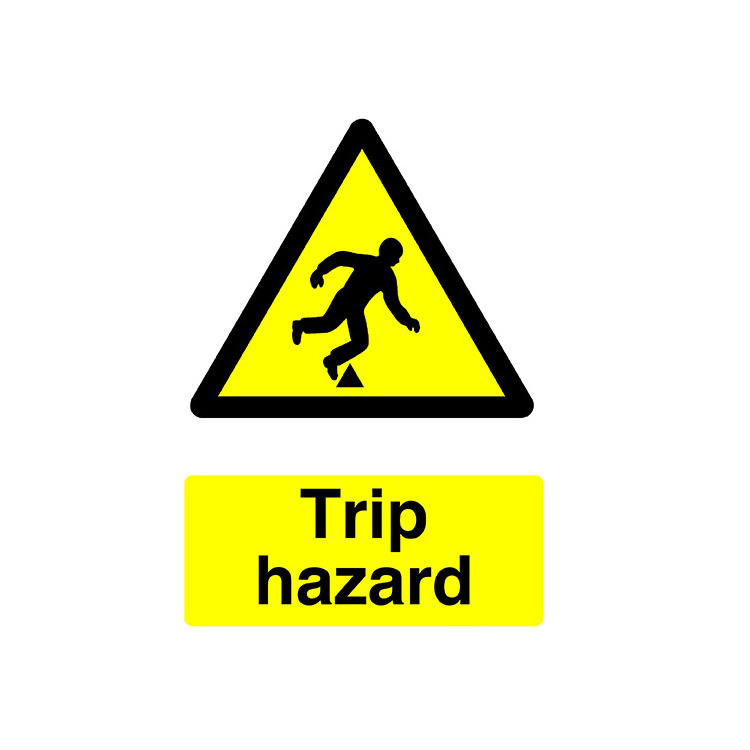 G  Plastic Hazard Road Emergency Exit Fire Mandatory  Safety Warning Sign