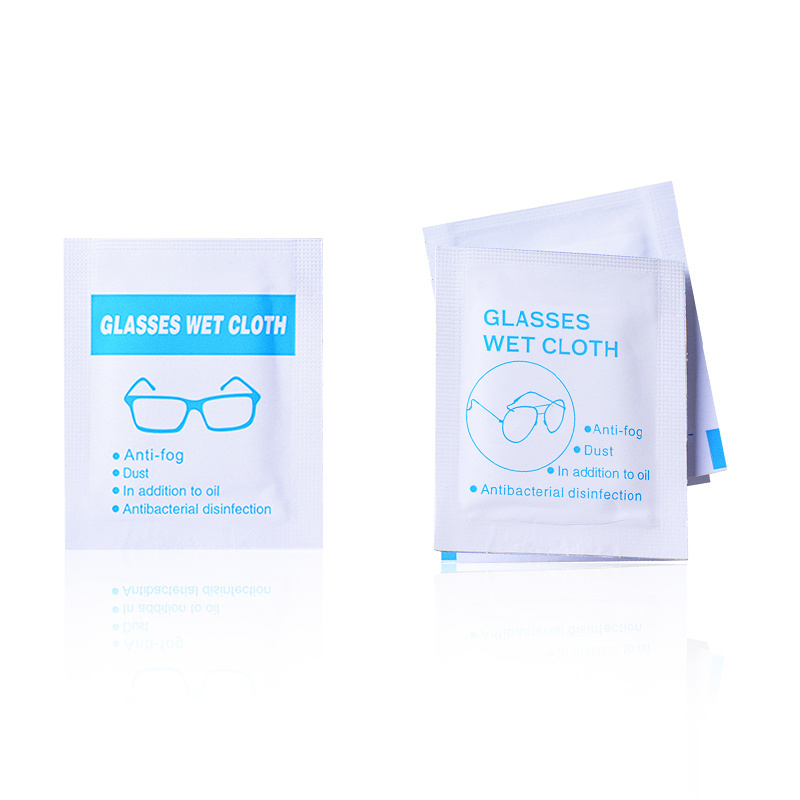 Individual Customized OEM Lens Wipes Eyeglass Cleaning Wipes for Cameras Mobile Phones Tablets Portable Travel Cleaner Wet Wipes