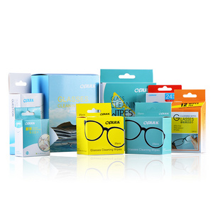 Individual Customized OEM Lens Wipes Eyeglass Cleaning Wipes for Cameras Mobile Phones Tablets Portable Travel Cleaner Wet Wipes