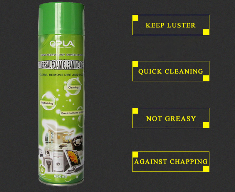 OPULA 650ml Car Care Products Interior Spray Cleaning Detergent Best Wash Shine Liquid detailing Washing Wheel Foam Cleaner