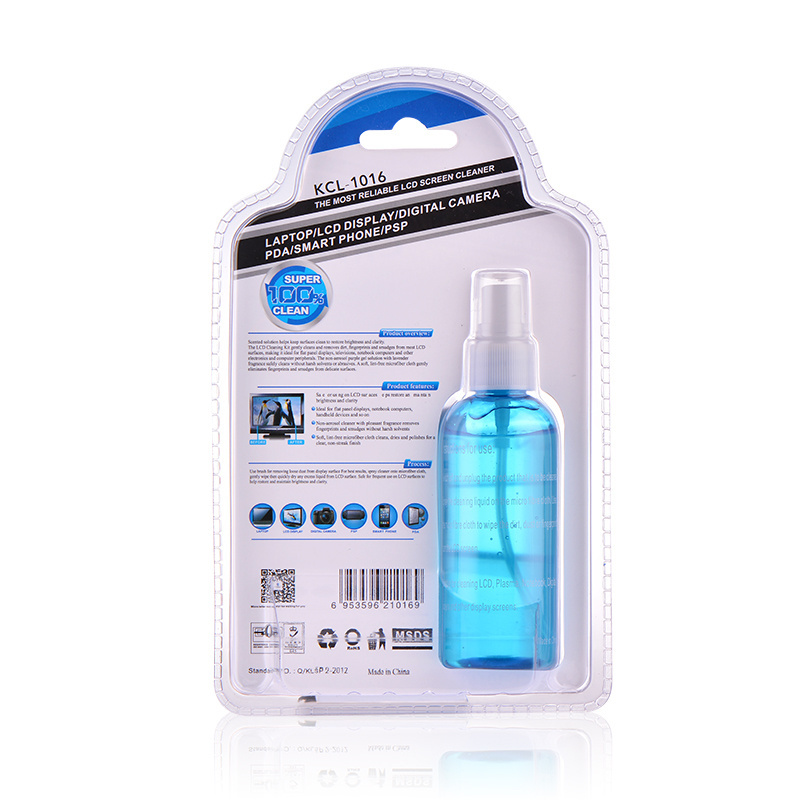 OPULA LCD Screen Cleaner Kit 3 in 1 lcd screen spray cleaner With Spray Cloth brush clean tool 100ML screen spray