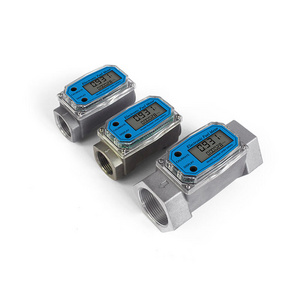 High Precision Mini Mini Small Digital Electronic Turbine Flow Meter for Oil or Water Flow Meter Refueling Guns at Gas Stations