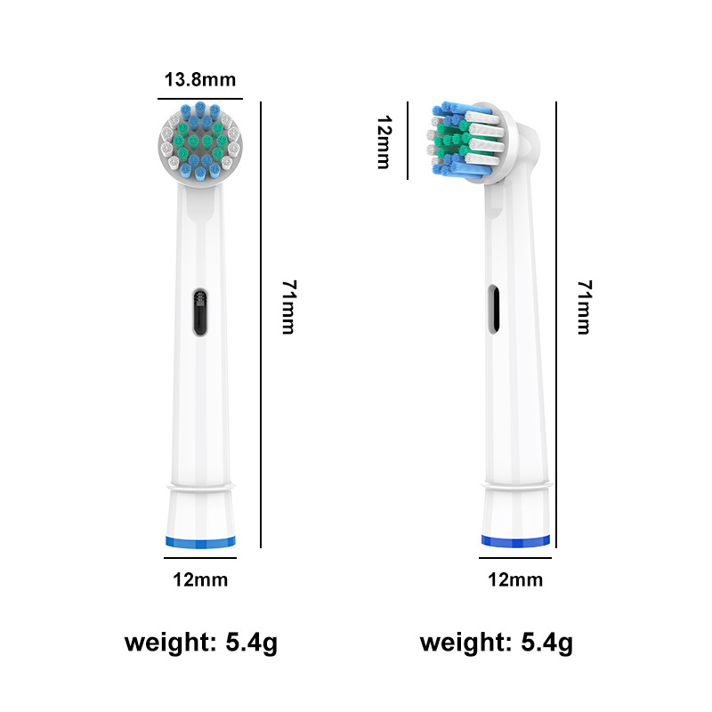 Factory wholesale replacement brush heads adult electric toothbrush head toothbrushes