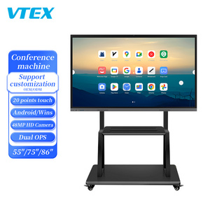 Models with two OPS interfaces Multi functional front interface advertising player machine 65 inches Android digital signage