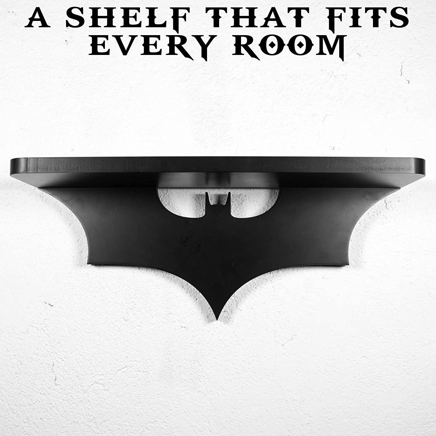 Bat Shelf Gothic Home Decor Unique Goth Room Decor and Black Crystal Shelf Hanging Room Shelves for Wall