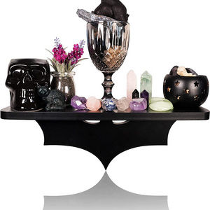 Bat Shelf Gothic Home Decor Unique Goth Room Decor and Black Crystal Shelf Hanging Room Shelves for Wall