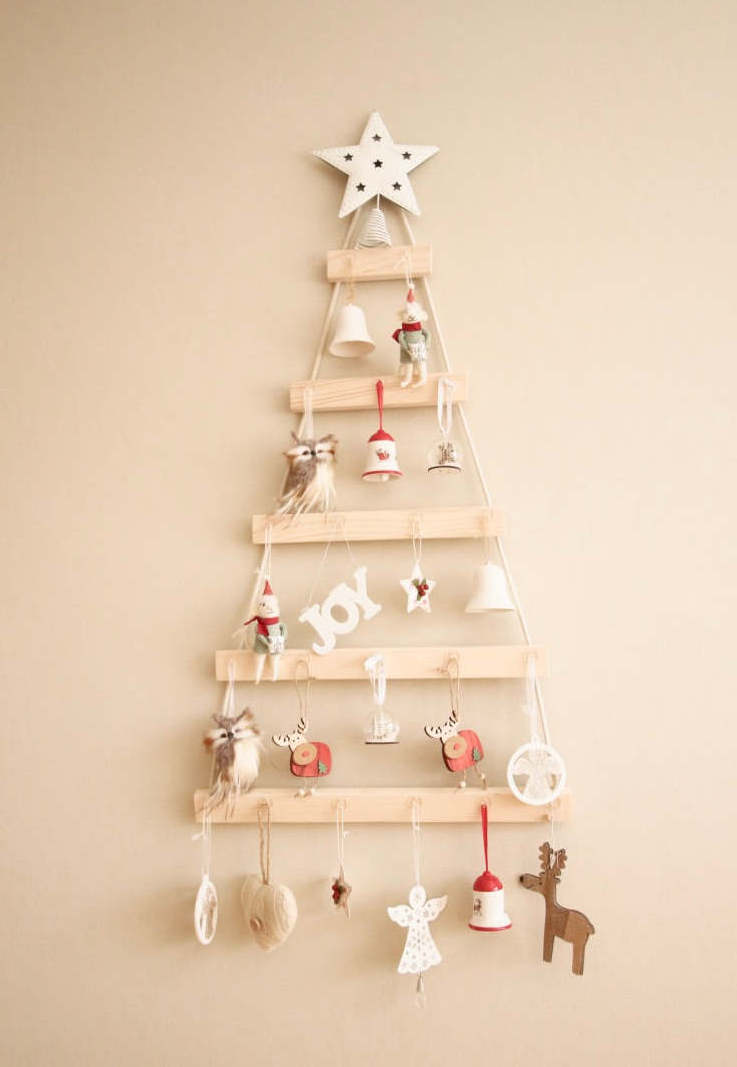 Wall Hanging 1.5m Wooden Christmas Tree Decoration Eco Christmas Tree Wall Decor