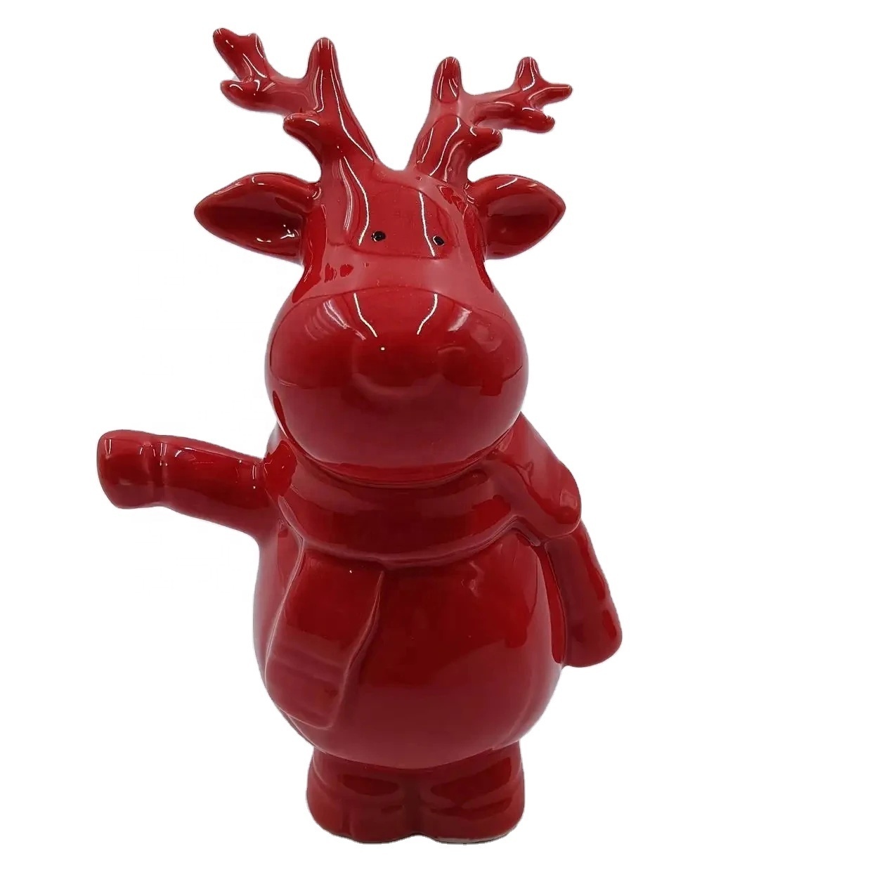 Deer Statues Christmas Reindeer Figurines Ornaments Living Room TV Cabinet Wine Cabinet Gifts for Home Decoration