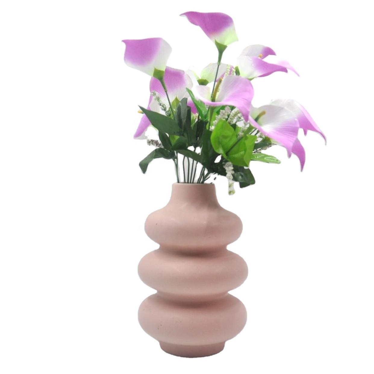 Ceramic Vase Porcelain Vases Minimalistic Ceramic Hot Sale Table Decorative Clay Pottery Flower Modern Art Decor Decal