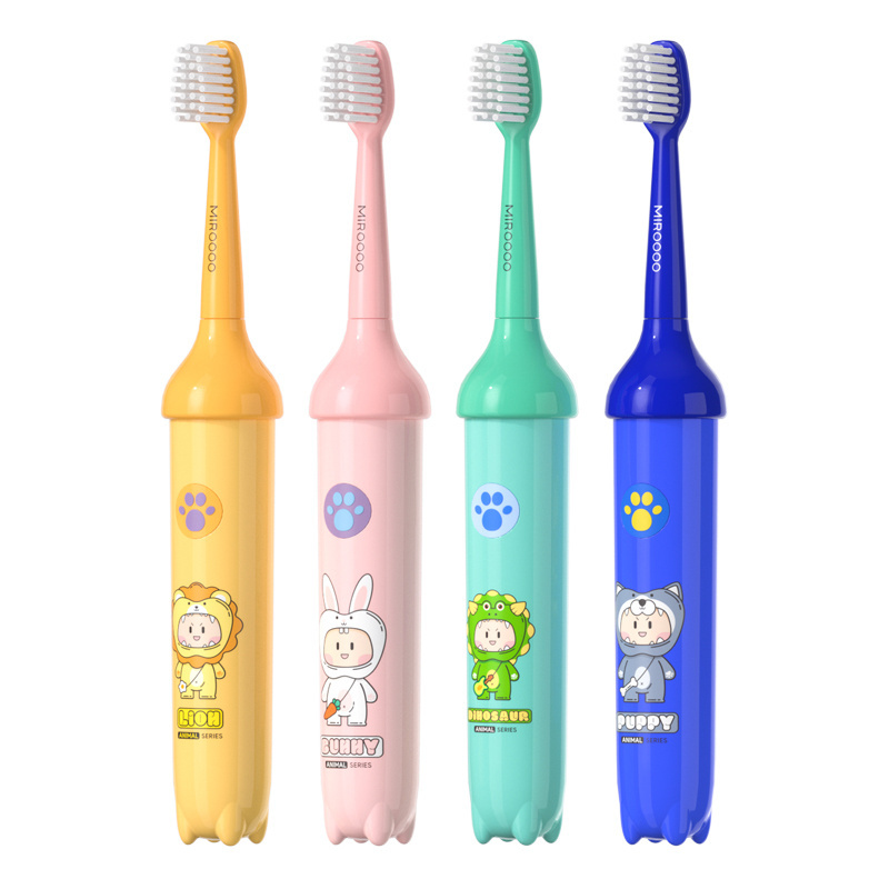 Wholesale Rechargeable Cartoon Smart children Mini Toothbrushes waterproof Sonic Kids electric toothbrush