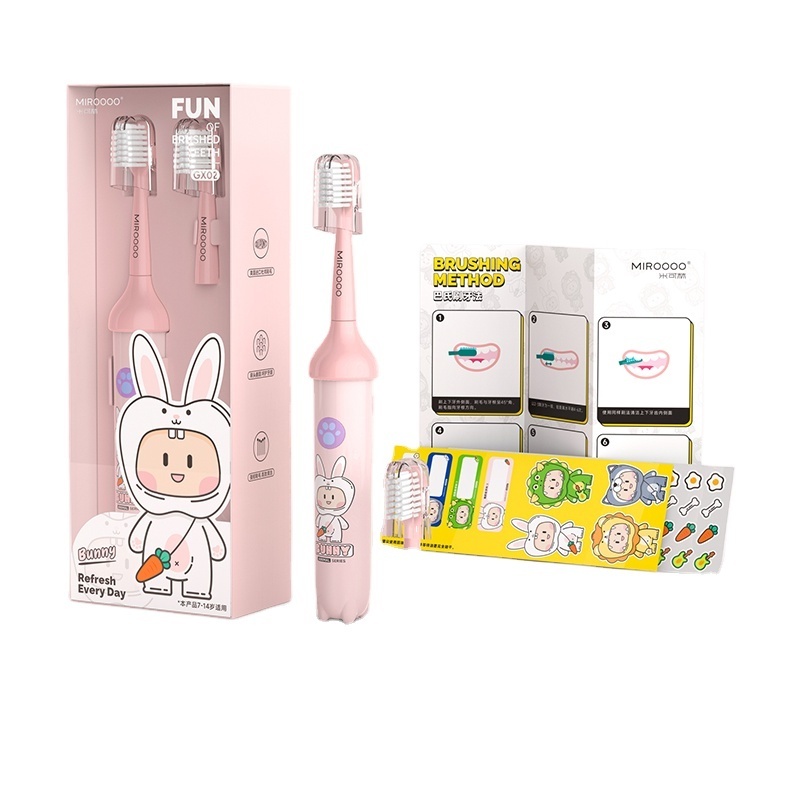 Wholesale Rechargeable Cartoon Smart children Mini Toothbrushes waterproof Sonic Kids electric toothbrush