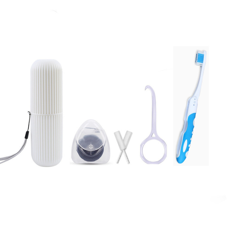 Folding Toothbrush Pocket Travel Interdental Dental Portable Orthodontic Set Invisalign Cleaning Brace Care Ortho Kit