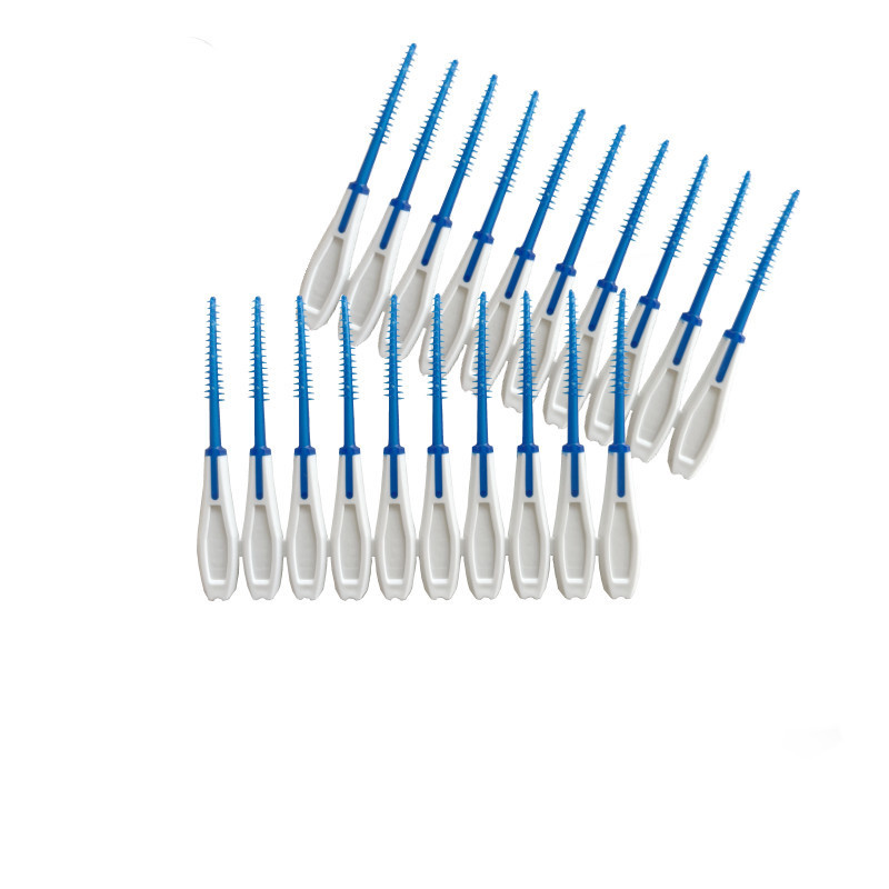 Customized Rubber Silicon Detox Oral Care Tooth Sticks Flosser Flossing Flex Toothpick Dental Picks Interdental Brushes