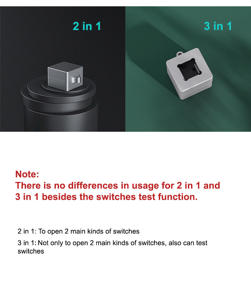 Aflion Aluminum Alloy  mechanical keyboard DIY tool switch open for cherry kailh box gateron outemu switch mx switch opener