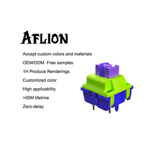 Aflion Mechanical Keyboard Switch 3-pin Silver Red Black Blue Brown Axis Clear RGB Switch for  Cherry gaming Keyboard