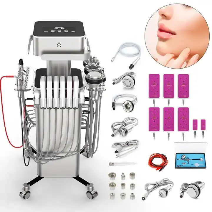 Professional 8 in 1 Lipo Laser 40K Cavi 2.5 RF Vacuum Diamond Dermabrasion BIO Weight Loss Machine