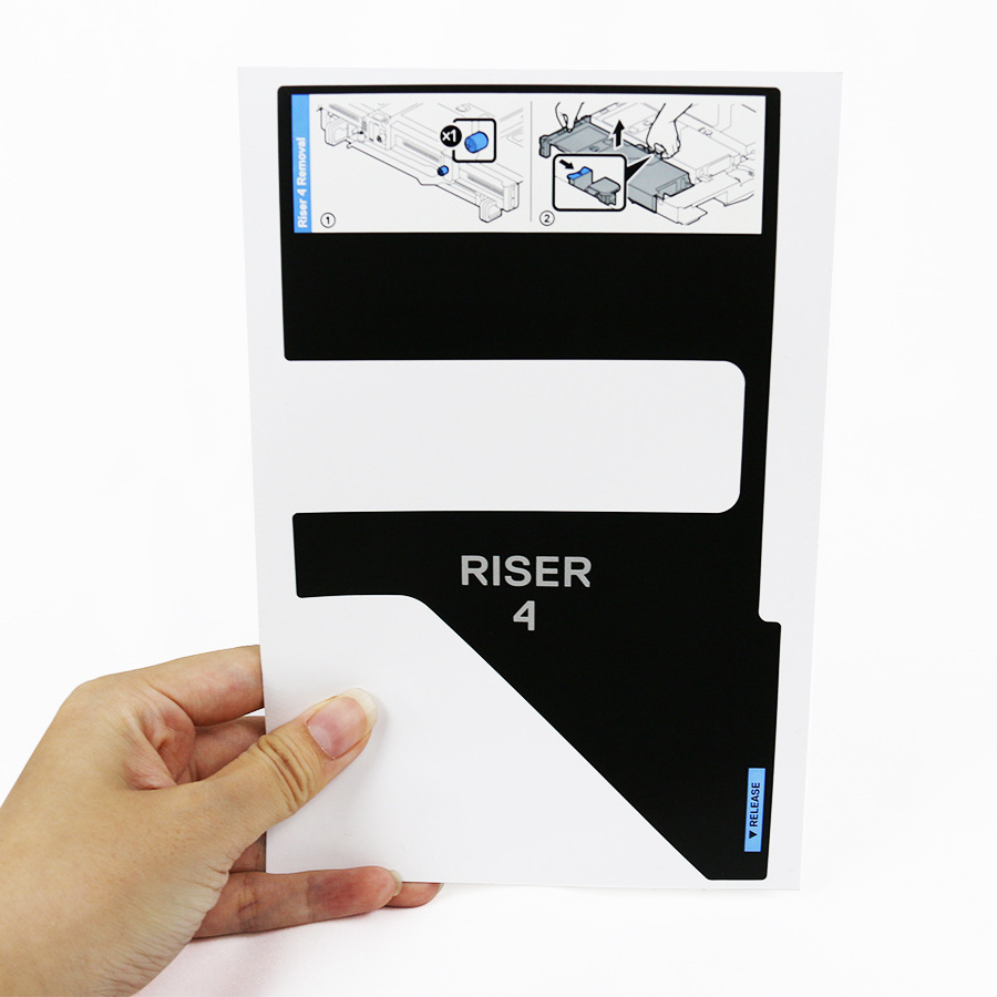 Custom Sticker Custom PC Lexan PVC Label Custom Panel Graphic stickers High Quality Glue PC Overlay Control Switch